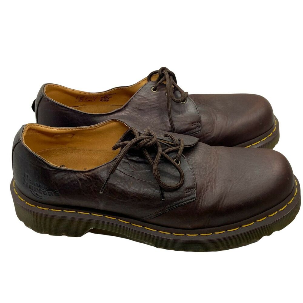 Dr. Martens Mens 1461 Brown Lace Up Round Toe Oxford Casual Shoes Size 11 M